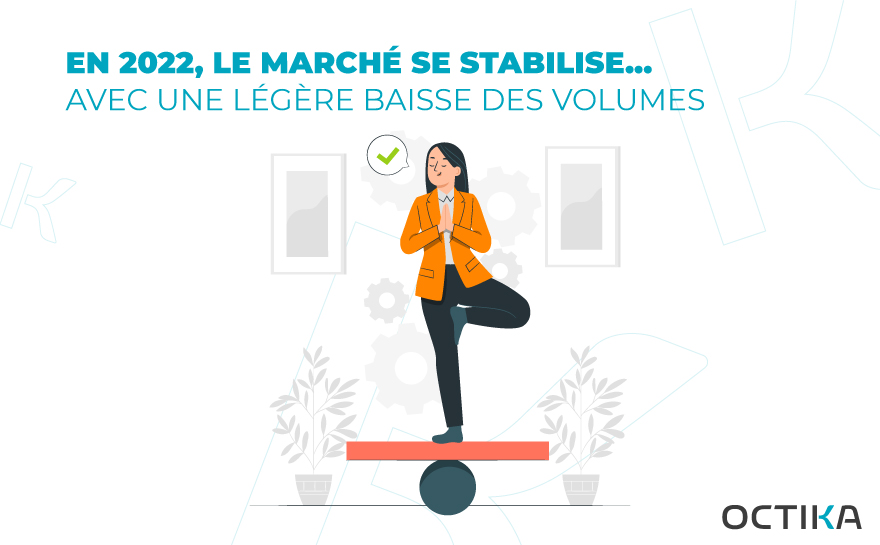 En 2022, le marché se stabilise... avec une légère baisse des volumes​